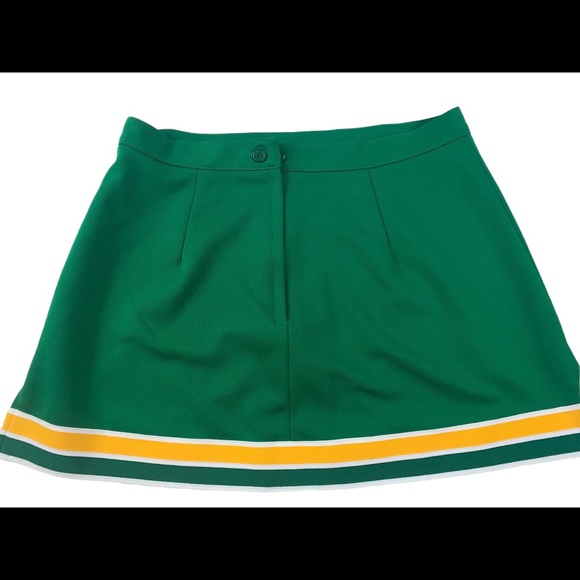 2 Matching Cheerleader Uniform Skirts Adult Large 28 and 32" Skirts NEW Samples - Picture 3 of 6